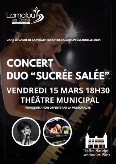 Concert Duo Sucrée Salée – 15 Mars
