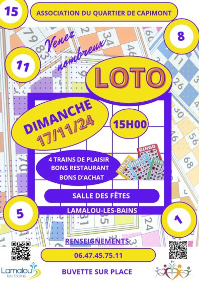 Loto – 17 Novembre 15H