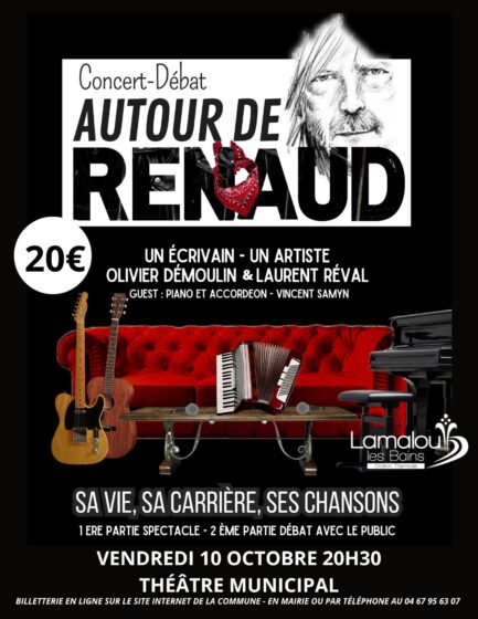 Concert-Débat Autour de Renaud – Vendredi 10 Octobre 2025