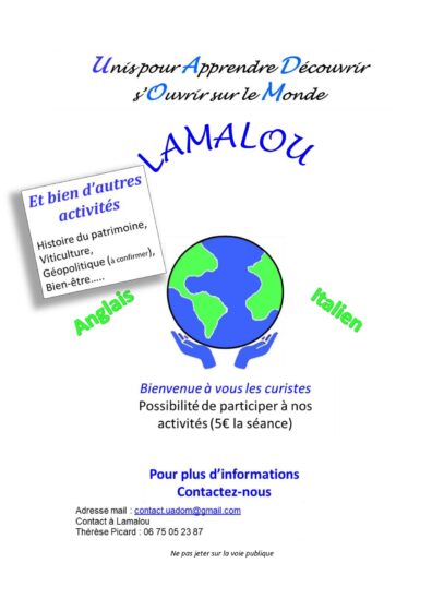 L’UADOM : Unis pour Apprendre, Découvrir, s’Ouvrir sur le Monde
