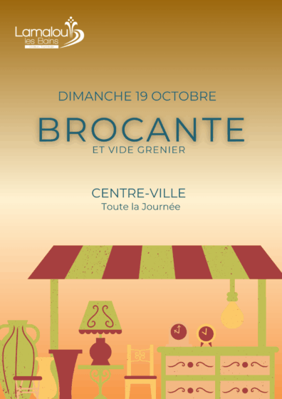 Brocante & Vide Grenier – Dimanche 19 Octobre