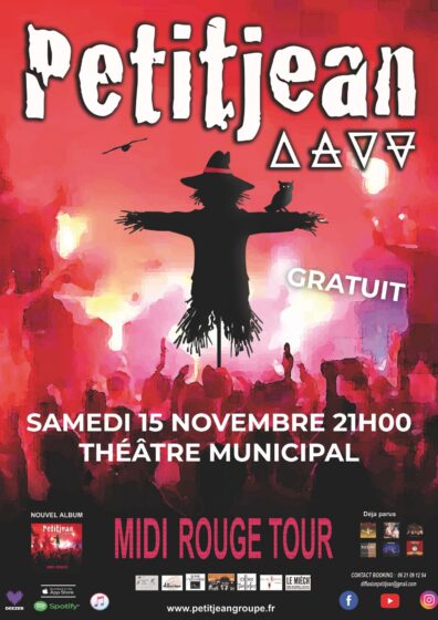 Concert Petit Jean – Samedi 15 Novembre 21h