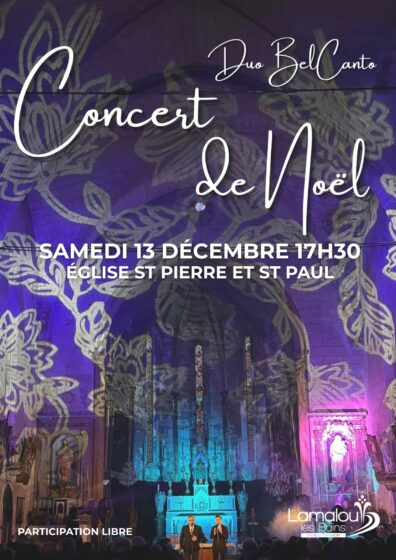 Concert de Noel – Samedi 13 Décembre 17h30