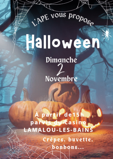Halloween – Dimanche 02 Novembre à partir de 15h