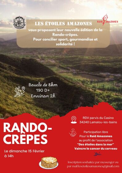 Rando Crêpes – Dimanche 15 Février 14h