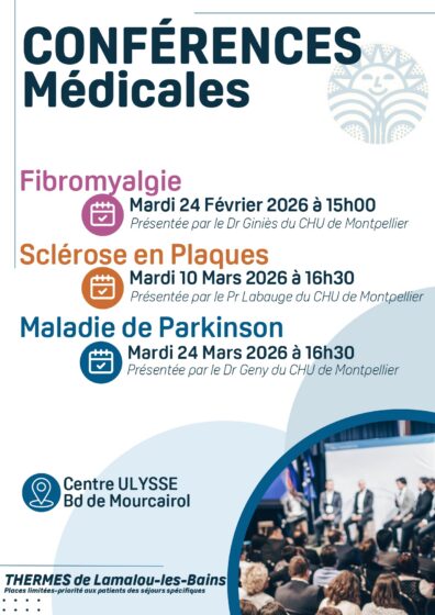 Conférences Médicales par les Thermes de Lamalou-les-Bains