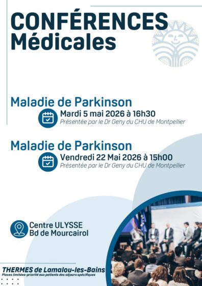 Conférences Médicales par les Thermes de Lamalou-les-Bains