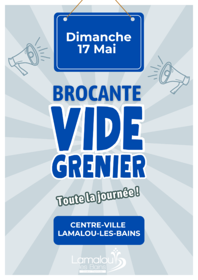 Dimanche 17 Mai – Vide Grenier & Brocante