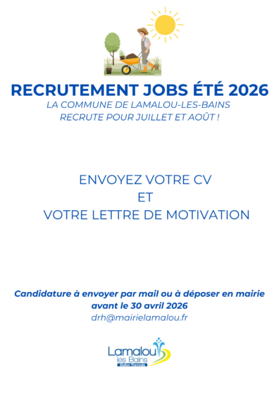Recrutement Jobs été 2026