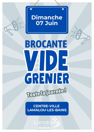 Dimanche 07 Juin – Brocante et Vide Grenier