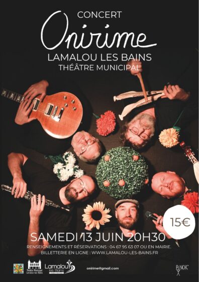 Samedi 13 Juin à 20h30 – Concert ONIRIME