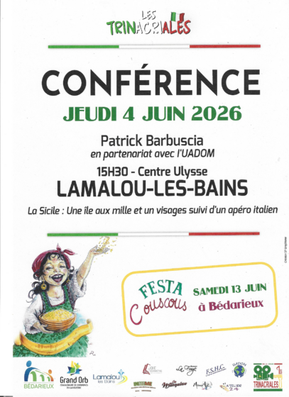 Jeudi 04 Juin – Conférence avec l&rsquo;UADOM