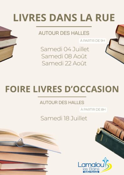 Livres dans la rue – Juillet et Août