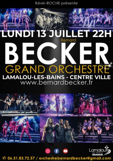 Grand Orchestre Bernard Becker – 13 juillet 22h