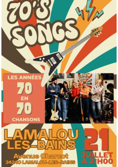 Concert 70&rsquo;s songs – Mardi 21 Juillet à 21h00