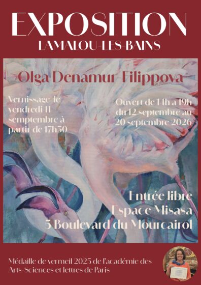 Exposition Peinture par Olga Denamur-Filippova – Du 11 Septembre au 20 Septembre
