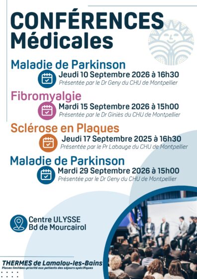 Conférences Médicales par les Thermes de Lamalou-les-Bains – Septembre 2026