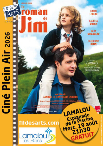 Cinéma en Plein Air « Le Roman de Jim » – Mercredi 19 Août 21h30