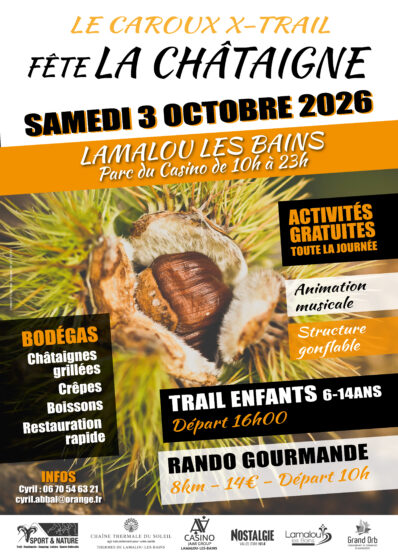 Fête de la châtaigne – Samedi 03 Octobre