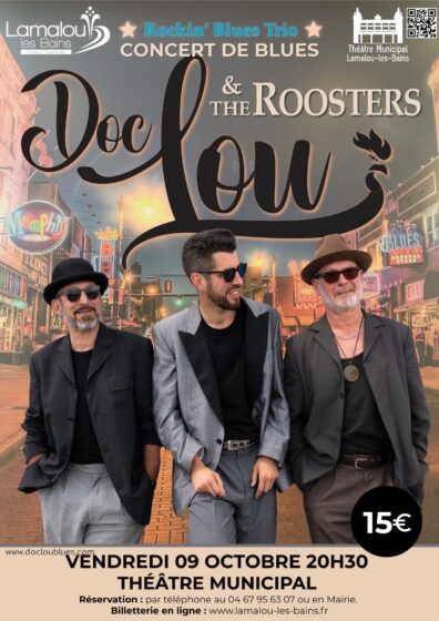 Doc Lou & The Roosters – Vendredi 09 Octobre 20h30
