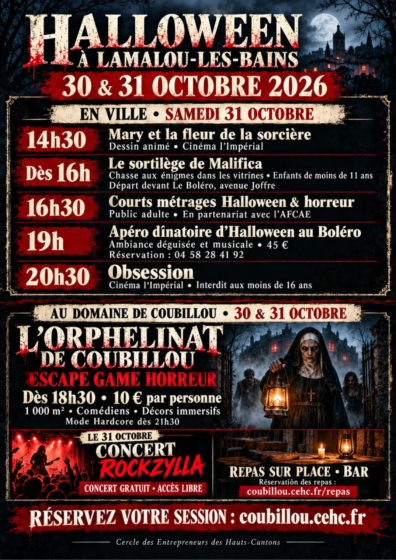 Halloween – 30 et 31 Octobre